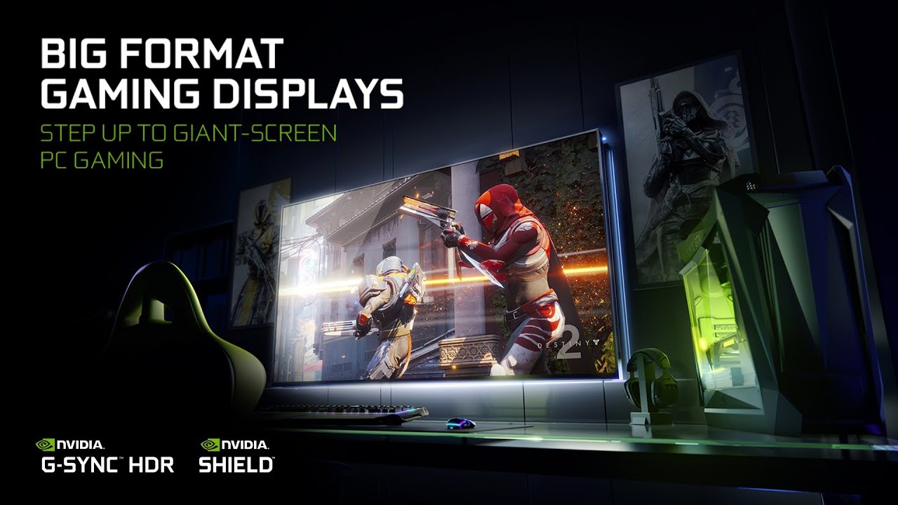 CES 2018：Nvidia 大尺寸游戏显示器揭晓：65 英寸、4K、120Hz、HDR、G-Sync、Shield 等