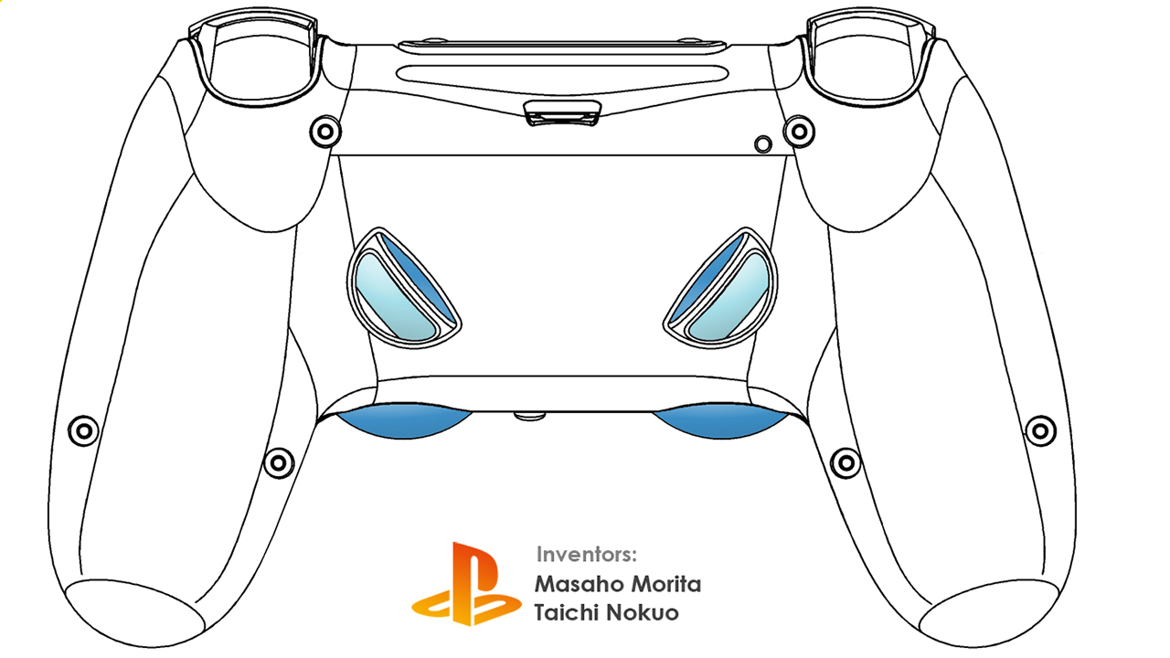 新型 Dualshock 控制器专利浮出水面，显示附加后退按钮