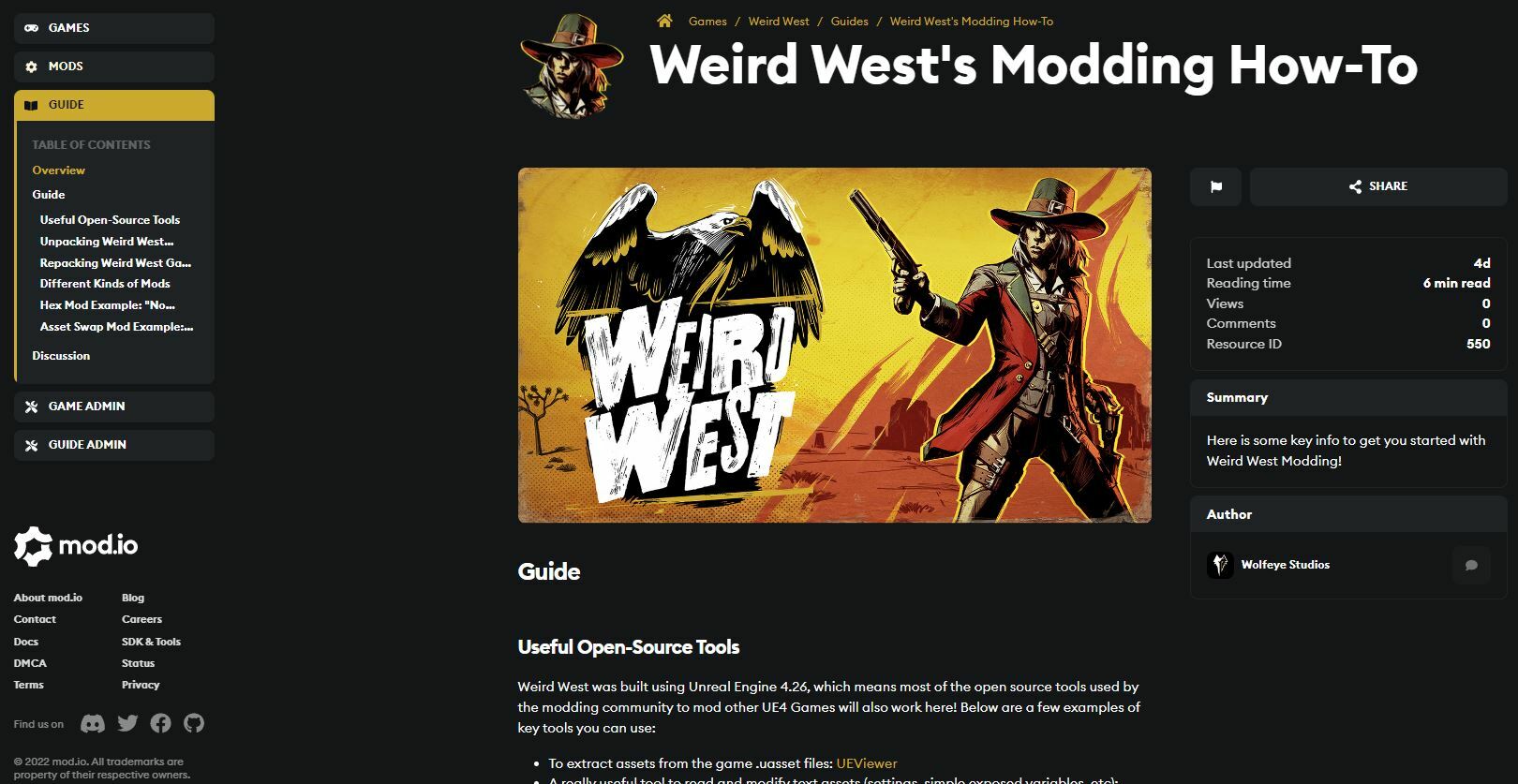 Weird West 更新 1.16 将于 11 月 21 日添加 Mod 支持和修复