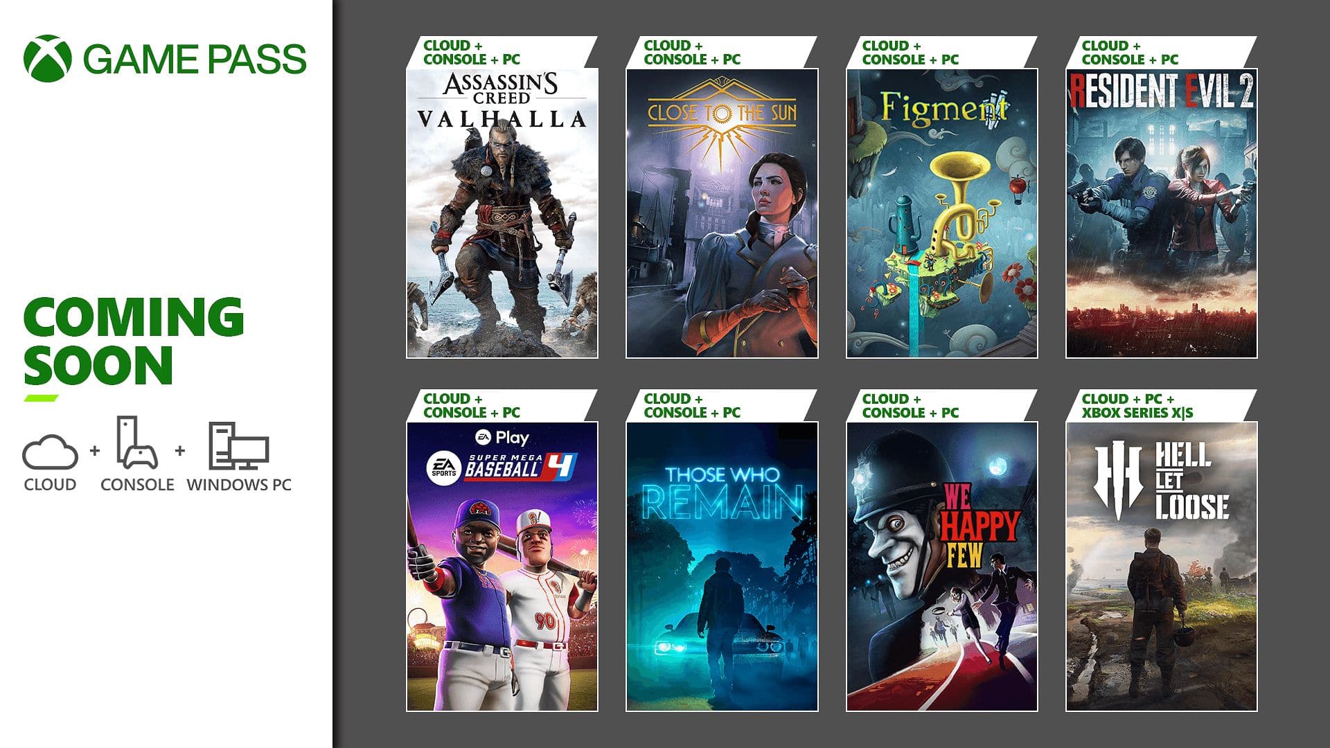 Xbox Game Pass 2024 年 1 月阵容