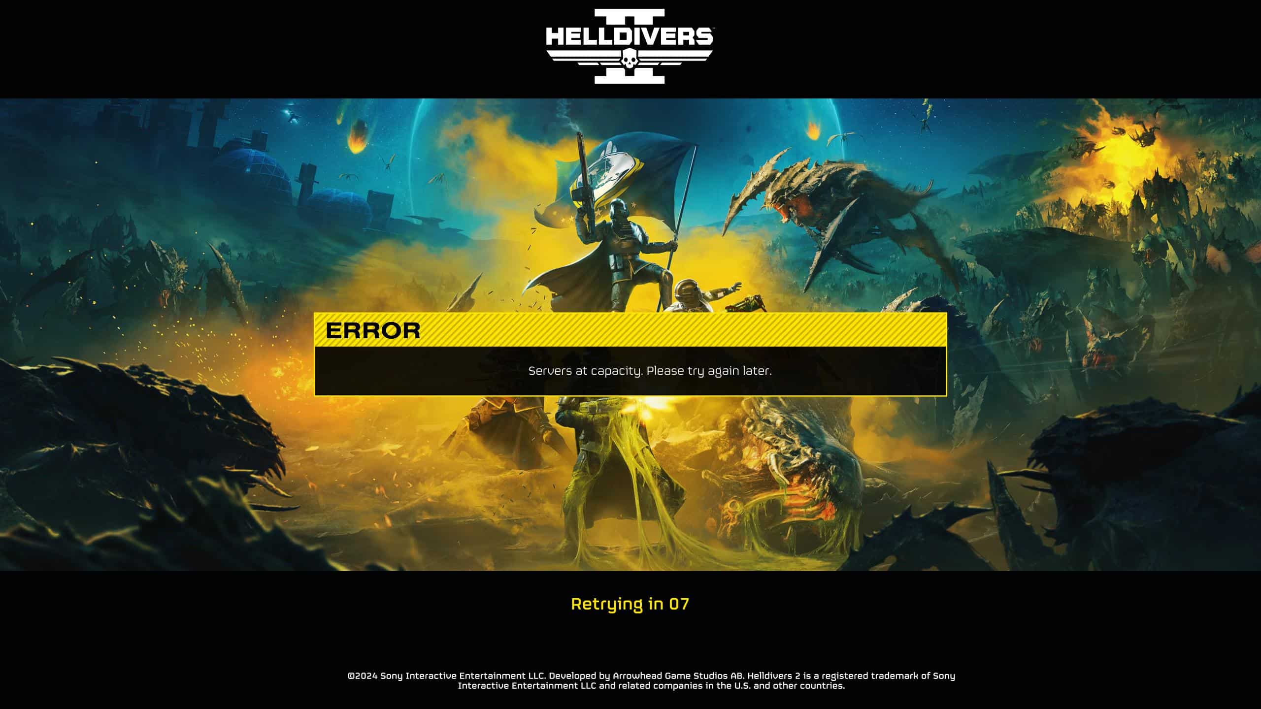 《Helldivers 2》将于 2 月 19 日出现服务器容量问题，开发人员将于明天发布新修复